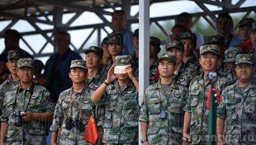 На полигон Волжский прибыли военные инженеры и саперы из Китая